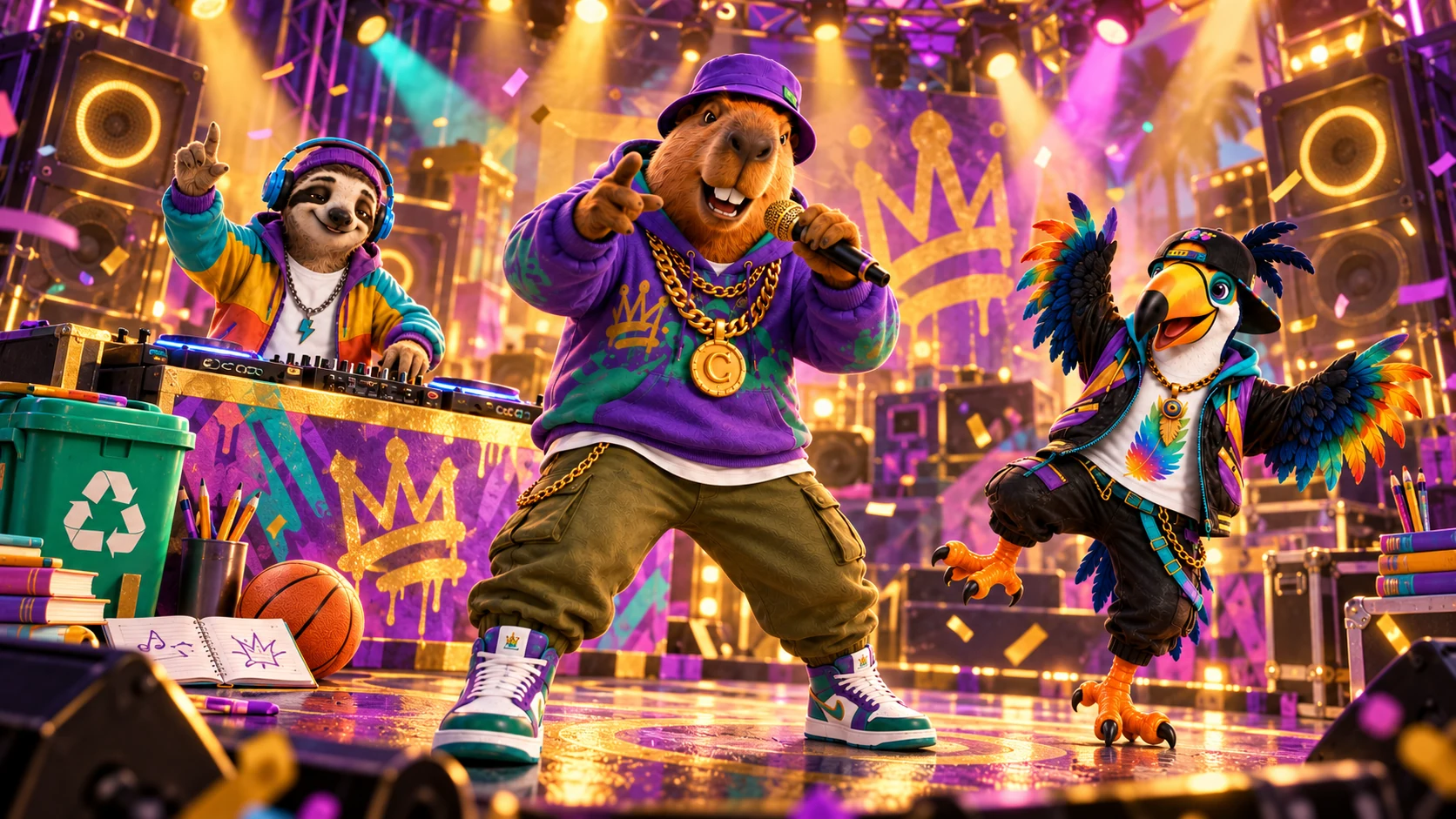 La crew de Capibarrap